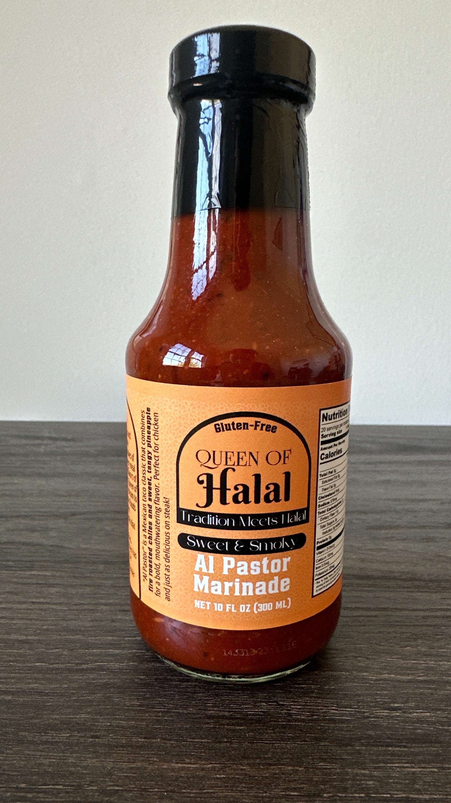Sweet & Smoky Al Pastor Marinade from Queen of Halal. Gluten Free. Traditional Meets Halal.