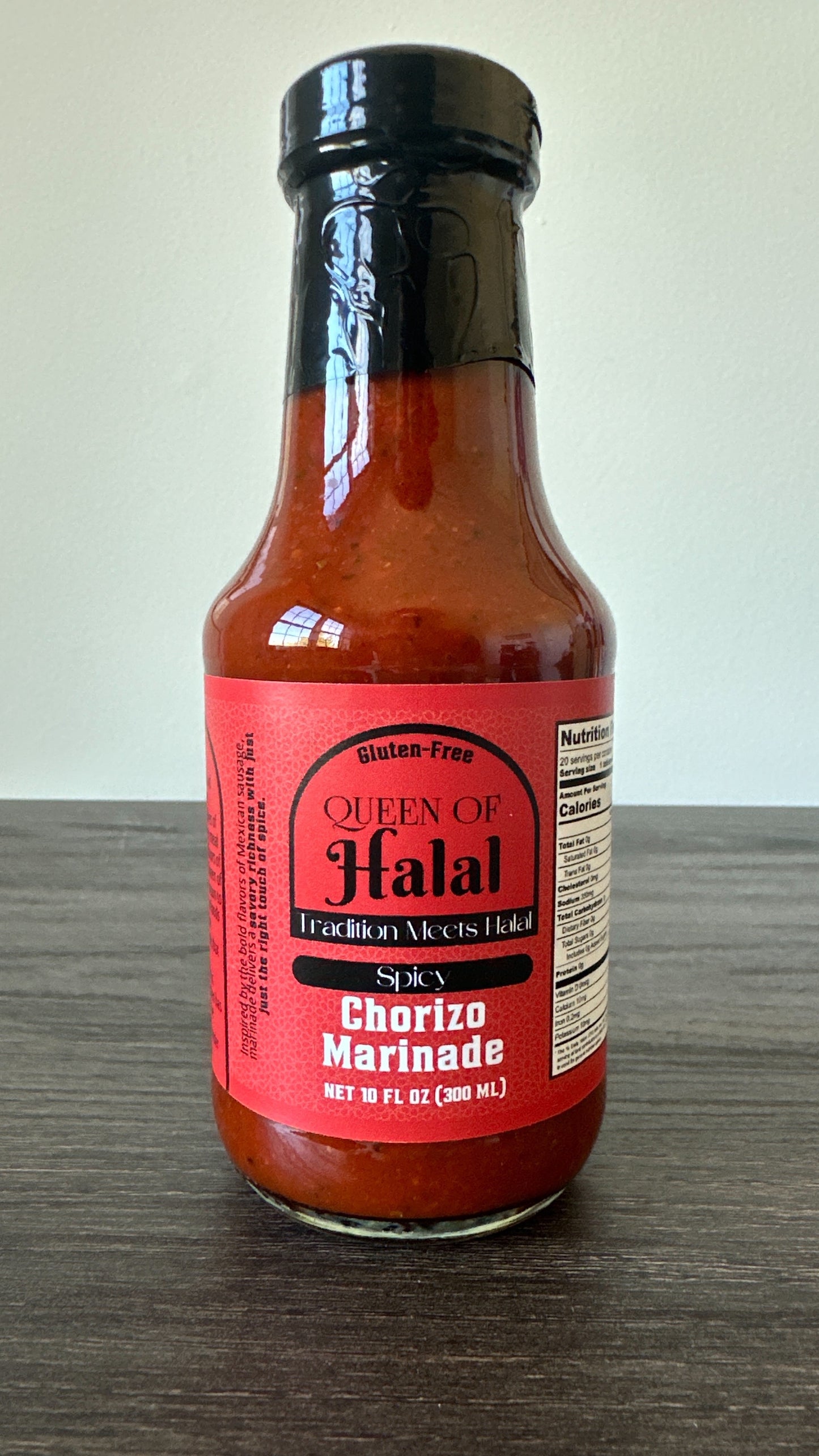 Spicy Chorizo Marinade from Queen of Halal. Gluten Free. Traditional Meets Halal.
